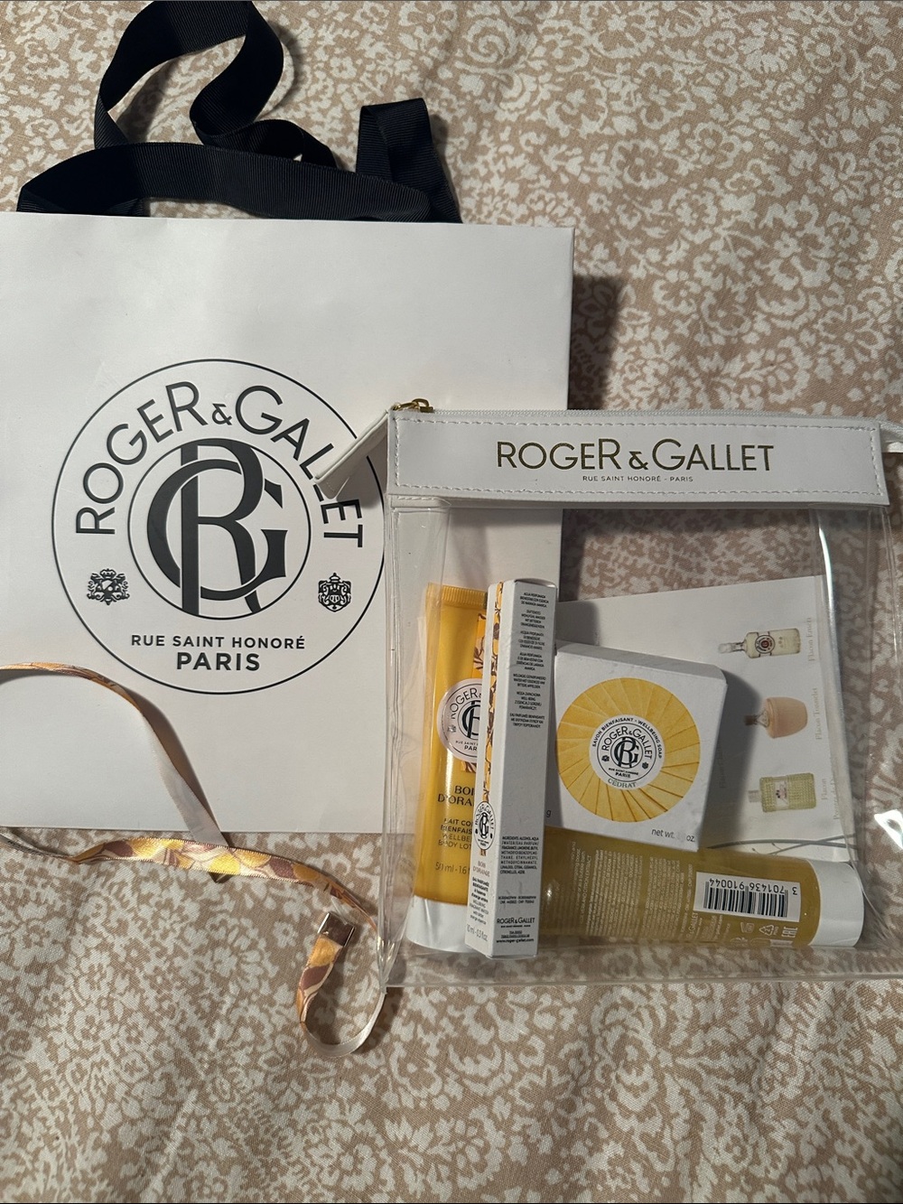 Citrus Yellow Hand Cream, body wash, perfume,and Soap Gift Set
